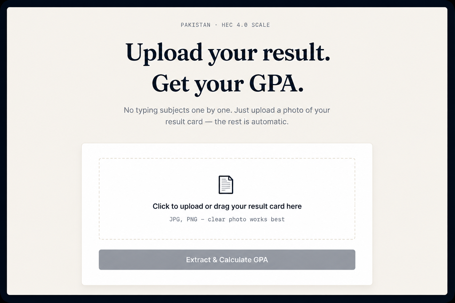 GPA Calculator Project